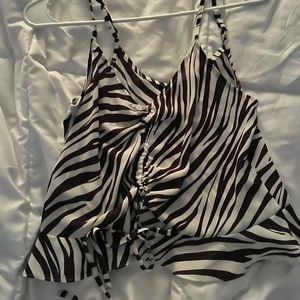 Zebra top shein